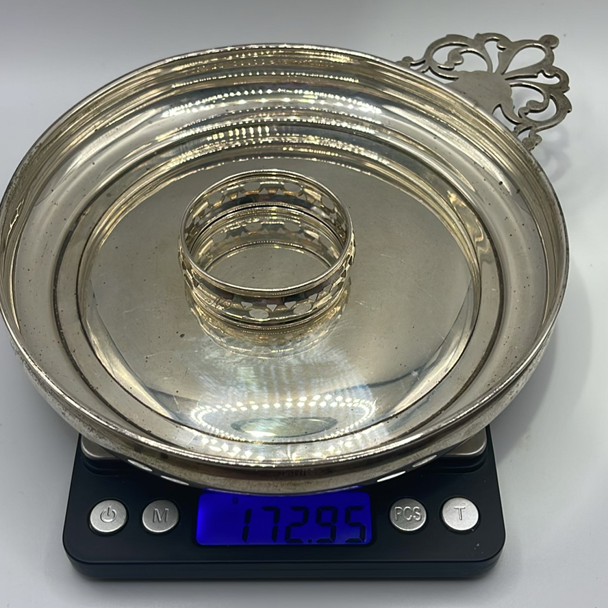 Porringer Sterling Bowl And Napkin Ring - image 9 of 9