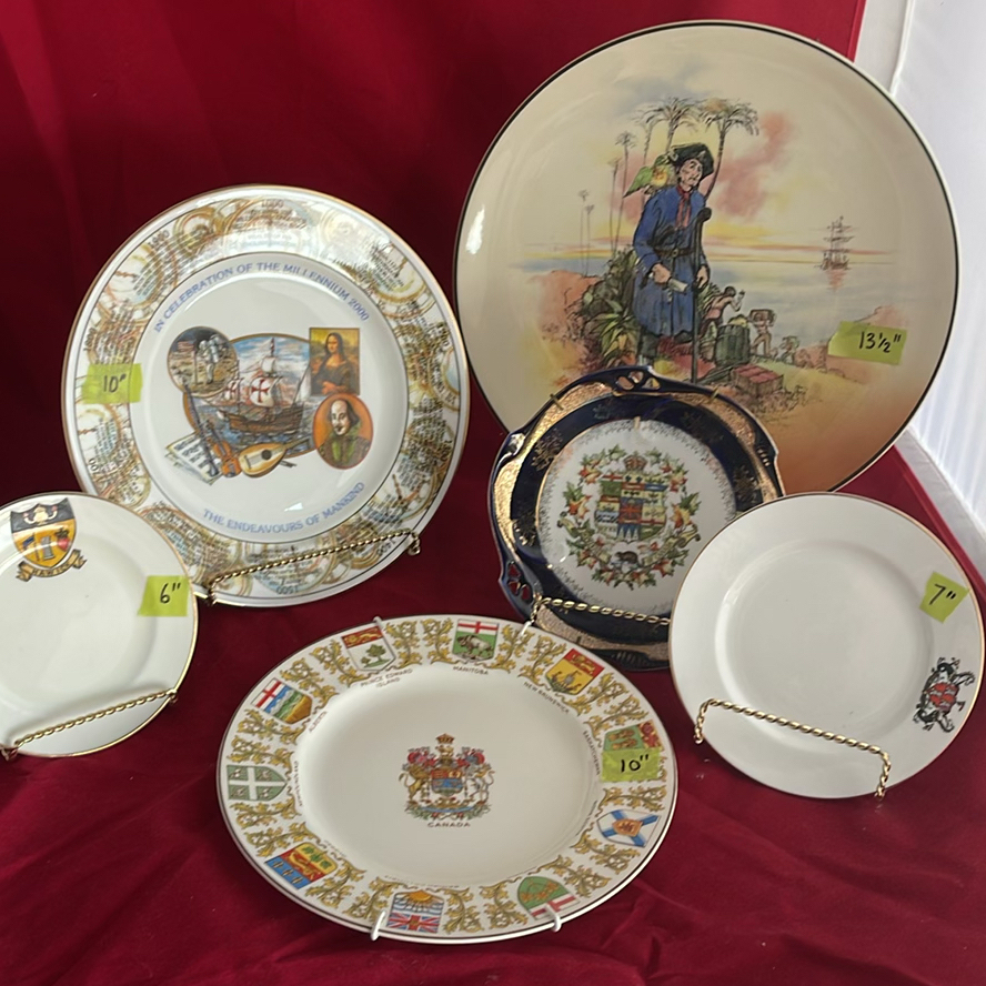 6 Vintage Plates - image 1 of 15
