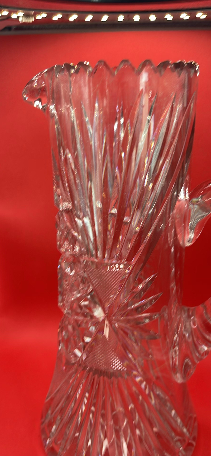 Roden Brothers Crystal Pitcher - image 4 of 6