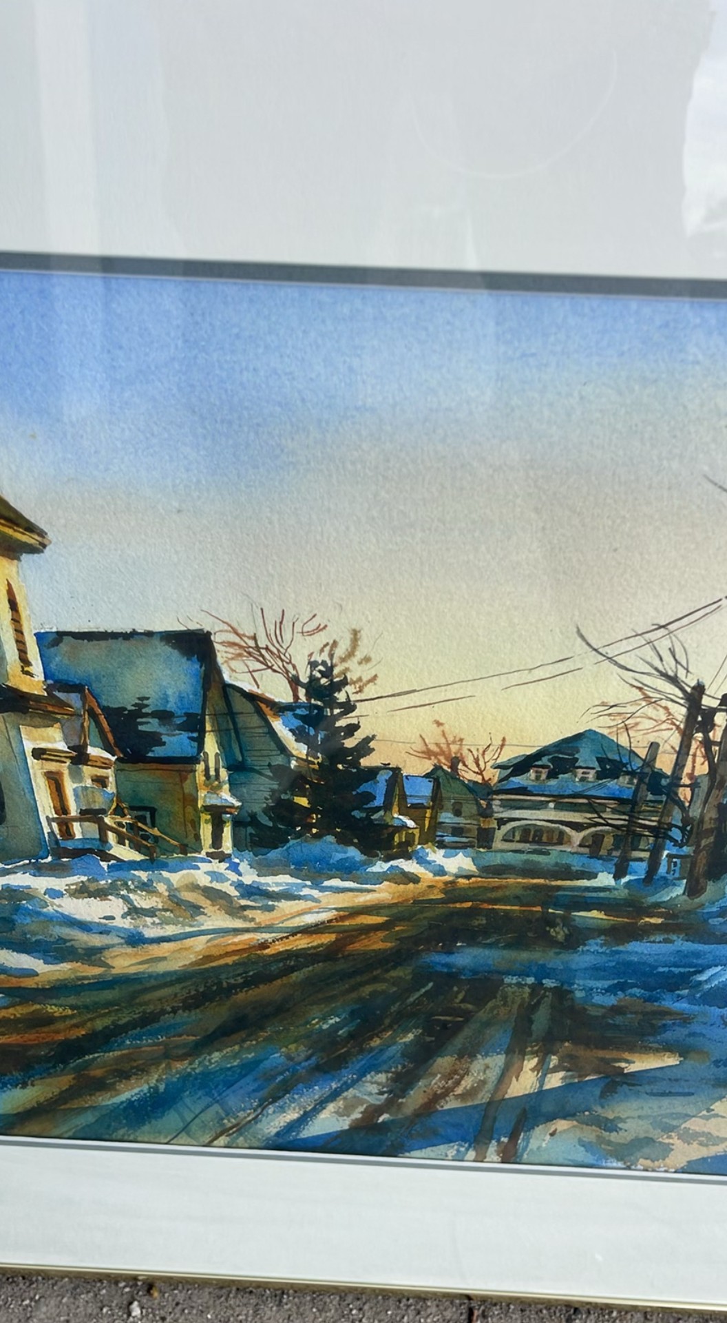 Church at Norten N.B. Watercolour by Ken Huxley - image 4 of 9