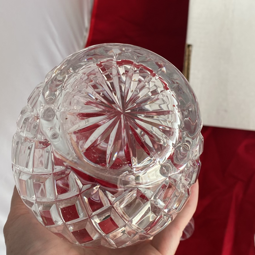 Waterford Alana Crystal Vase, Thomas Webb Water Pitcher and Rogasksa Pitcher - image 6 of 15