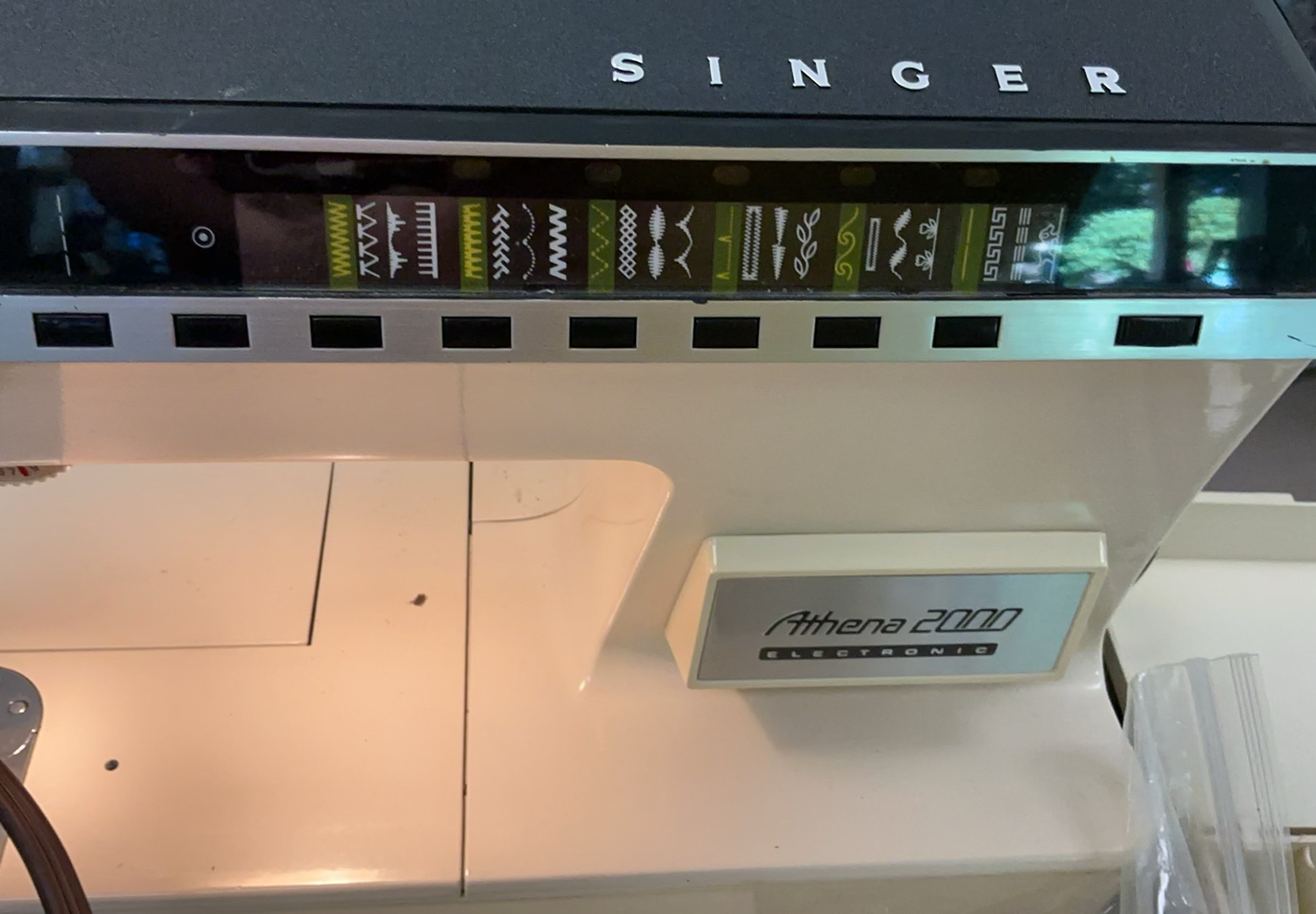 Singer Athena 2000 Sewing Machine 1975 - image 2 of 9