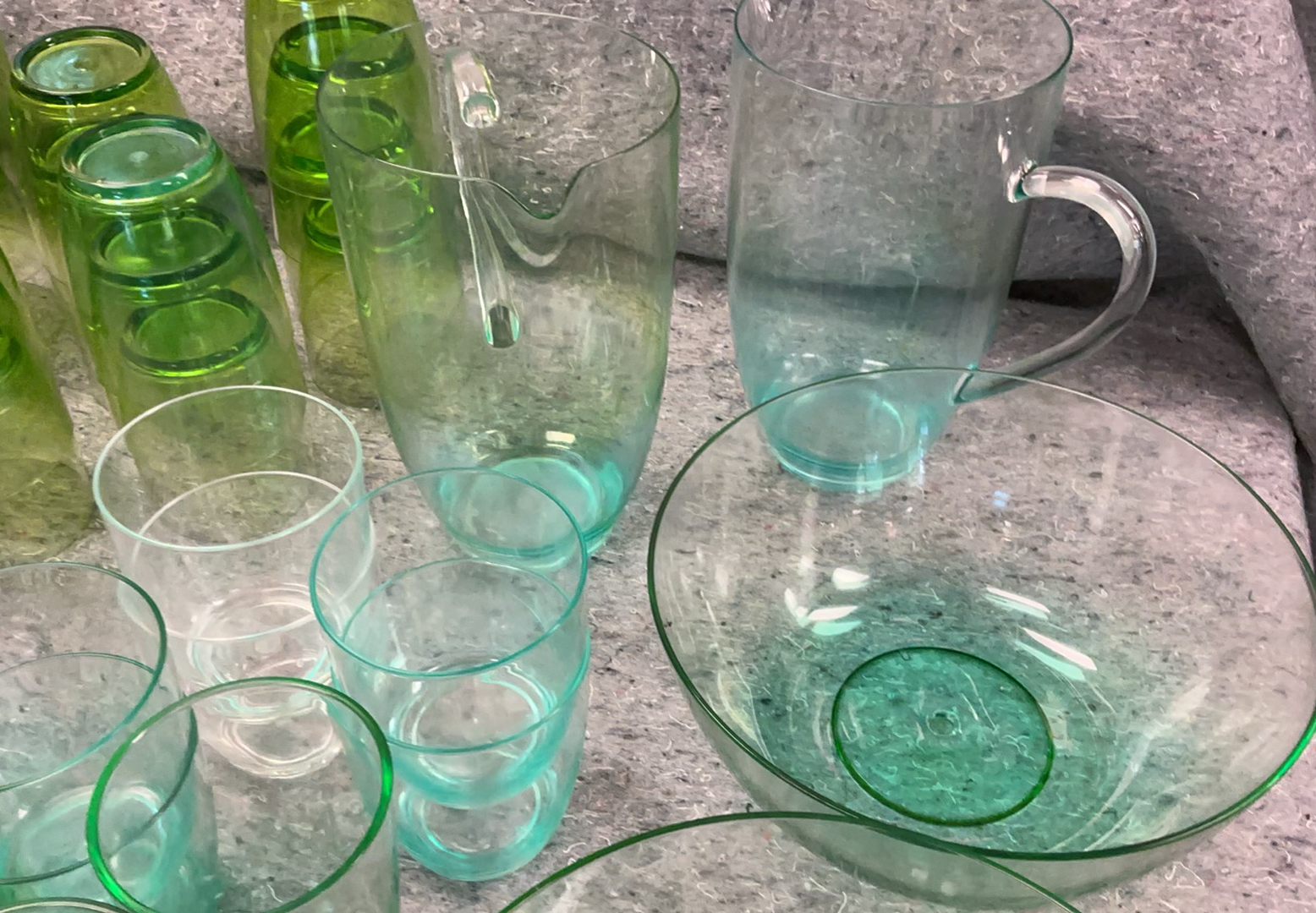 Green Plastic Patio Ware - image 3 of 4