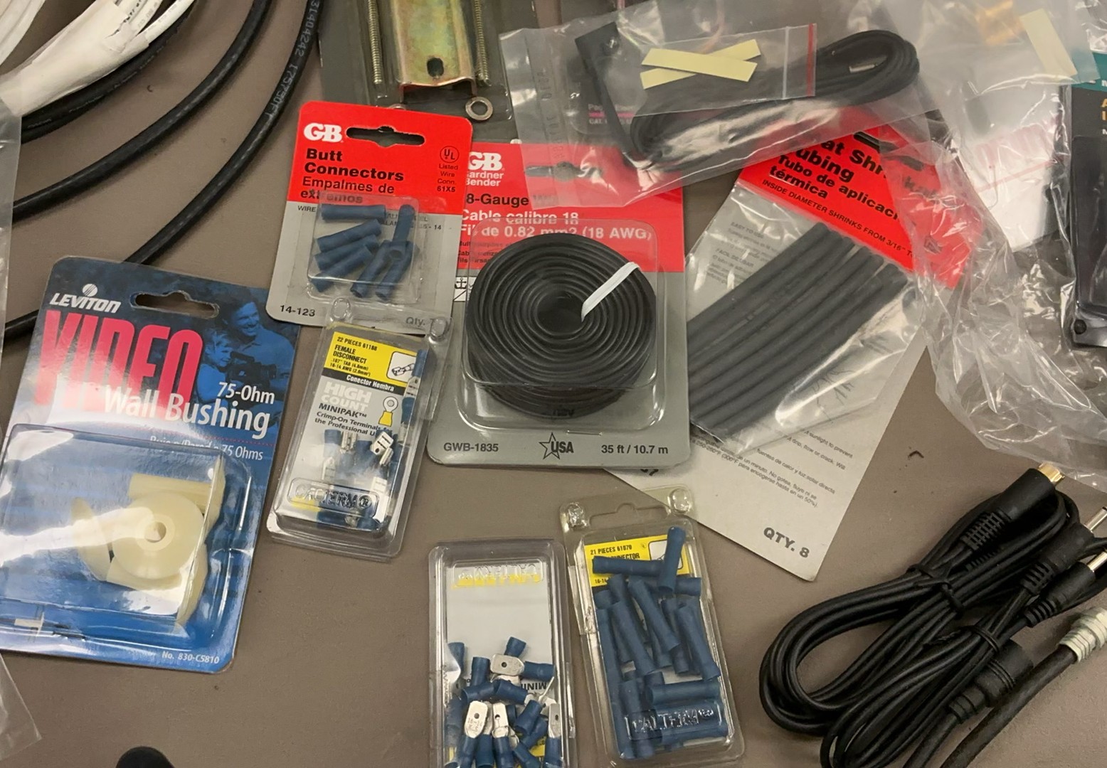 TP-Link Router with assorted AV cables and accessories - image 6 of 8