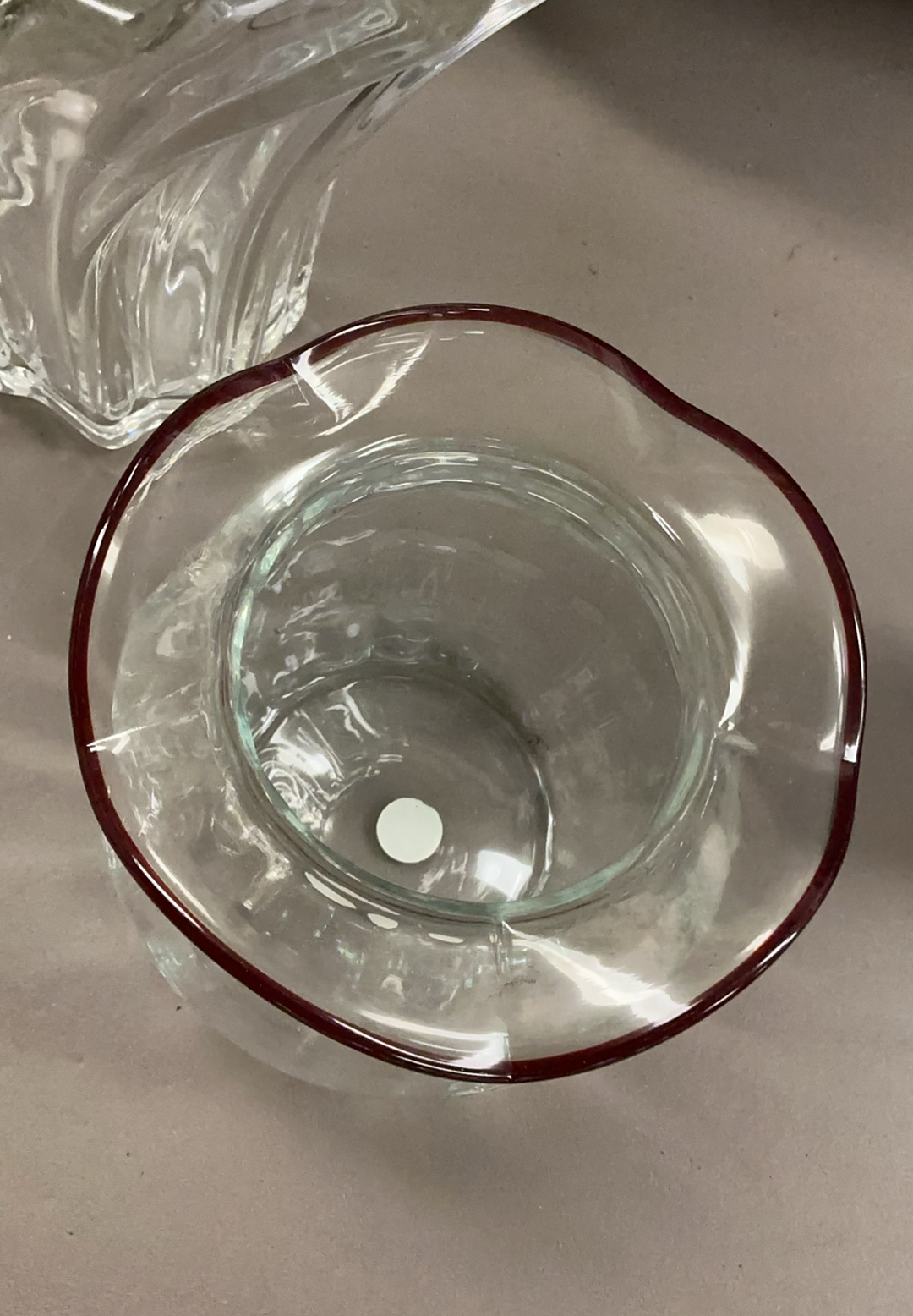 Three Pretty Glass Vases - image 4 of 4