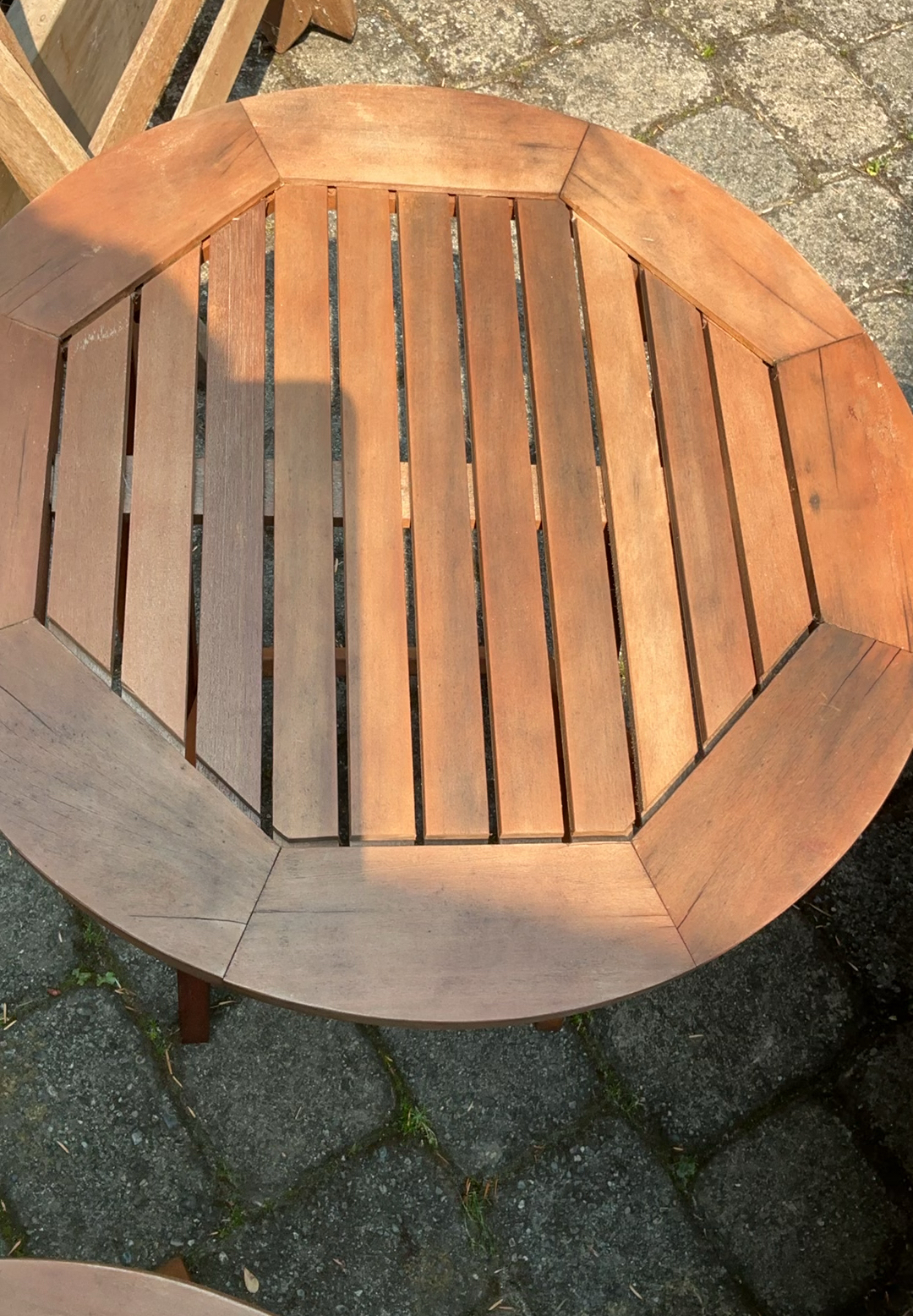 3 Teak Outdoor tables - image 5 of 6