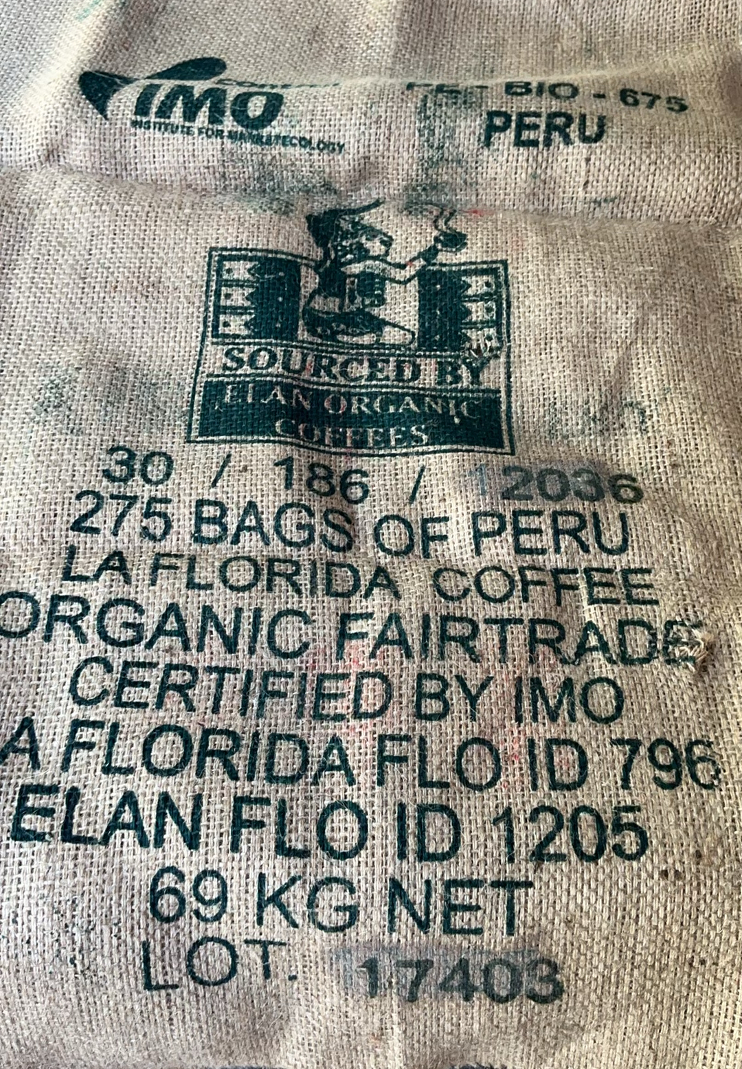 Vintage Bags, Large Burlap Sack from Peru And Bank Bag - image 4 of 6