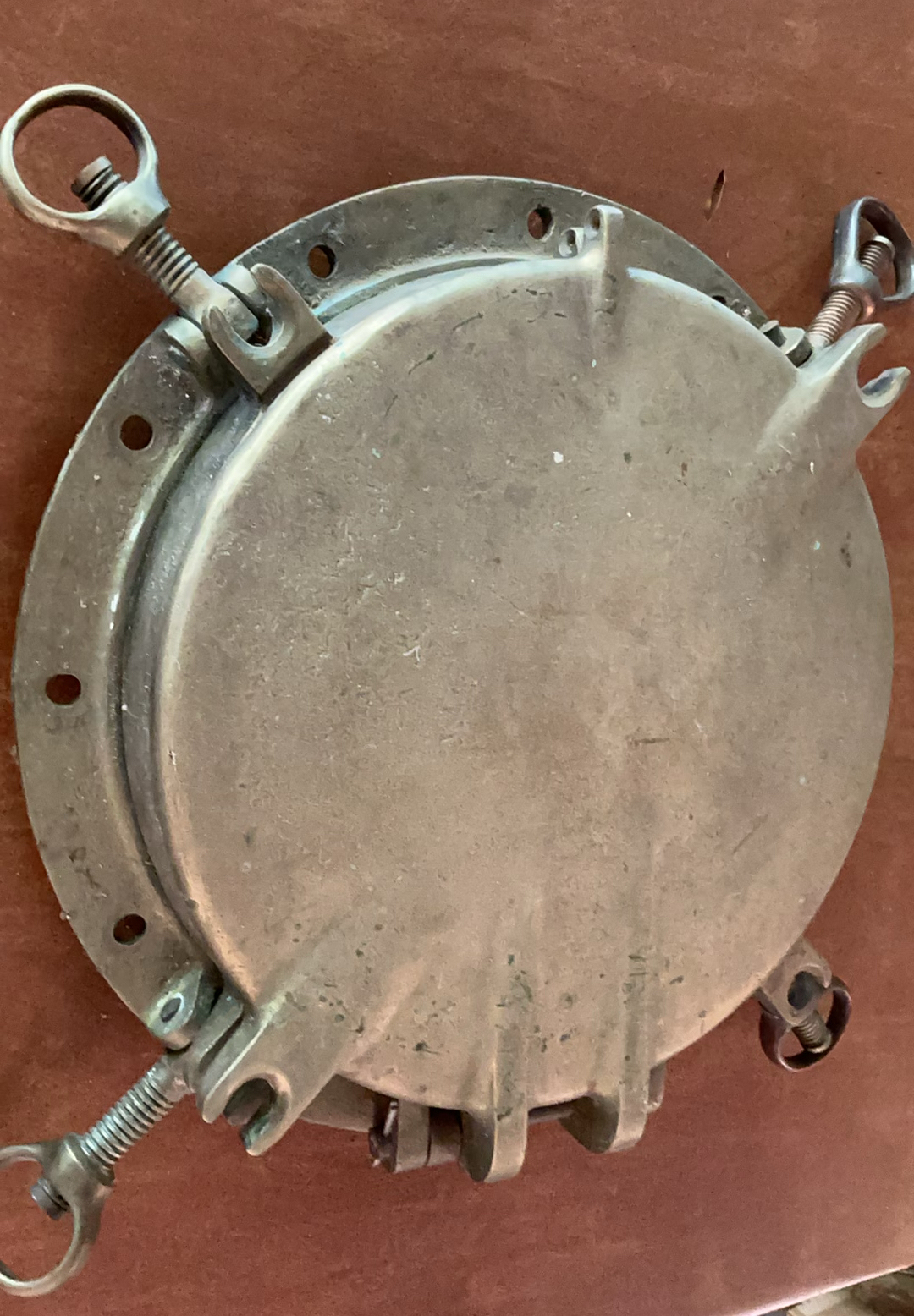Rostand Heavy Antique Brass Porthole Window - image 7 of 7