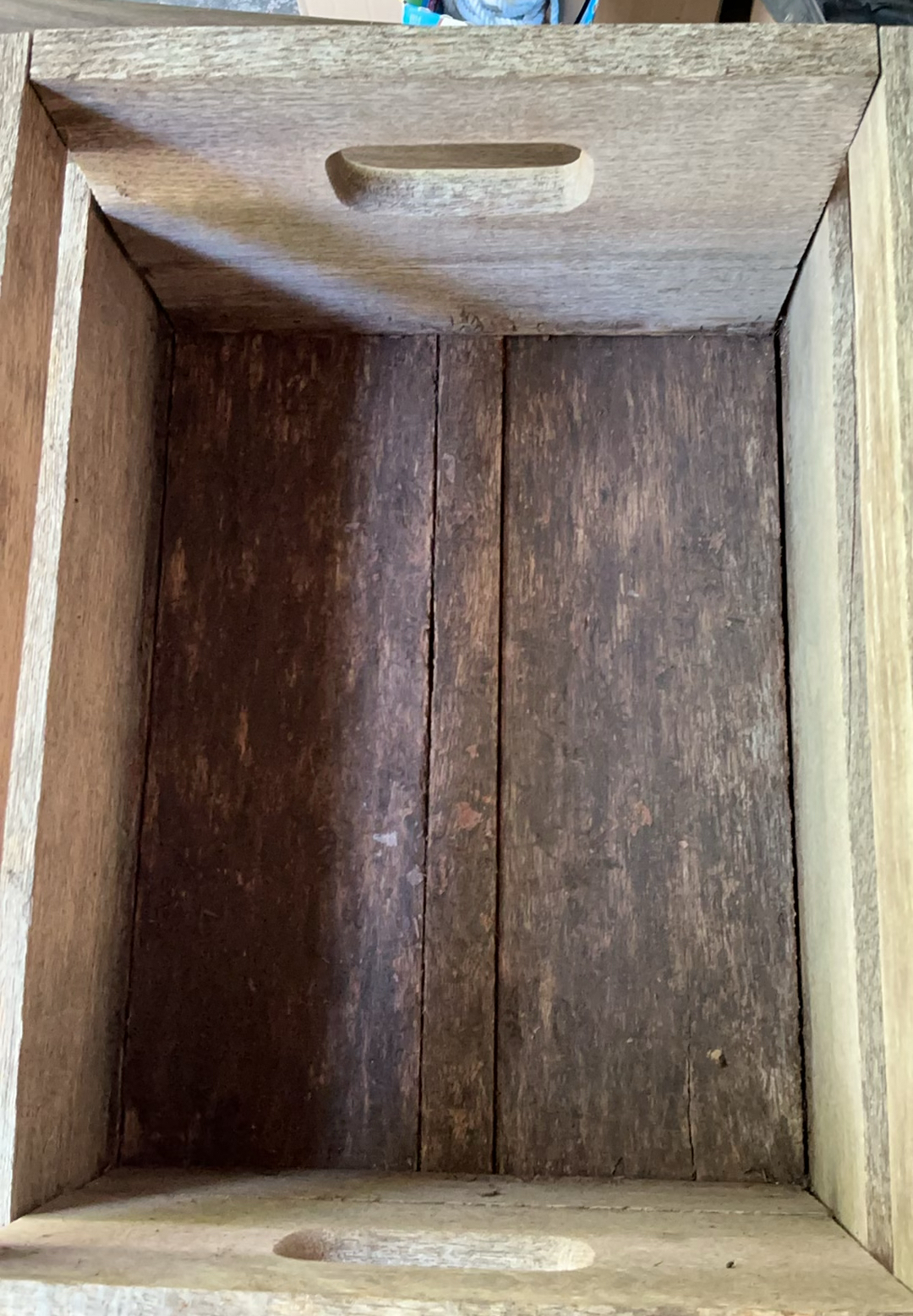 Metal Milk Crate And Wood Box - image 5 of 5
