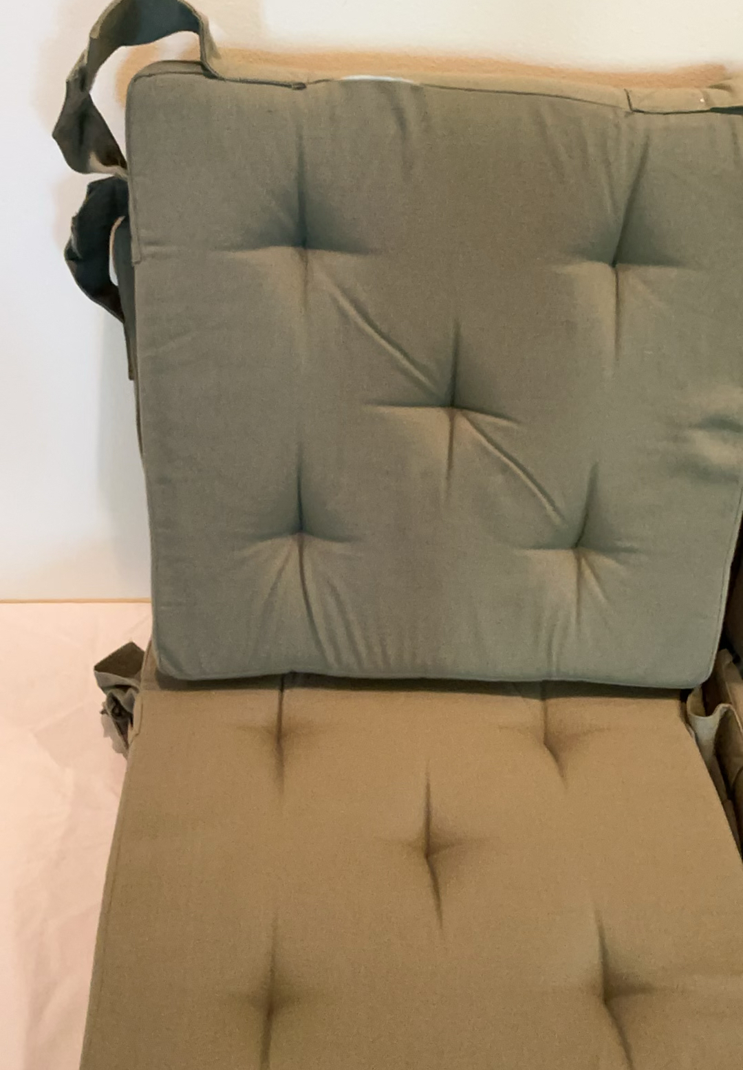 Eight Patio Chair Cushions - image 2 of 4