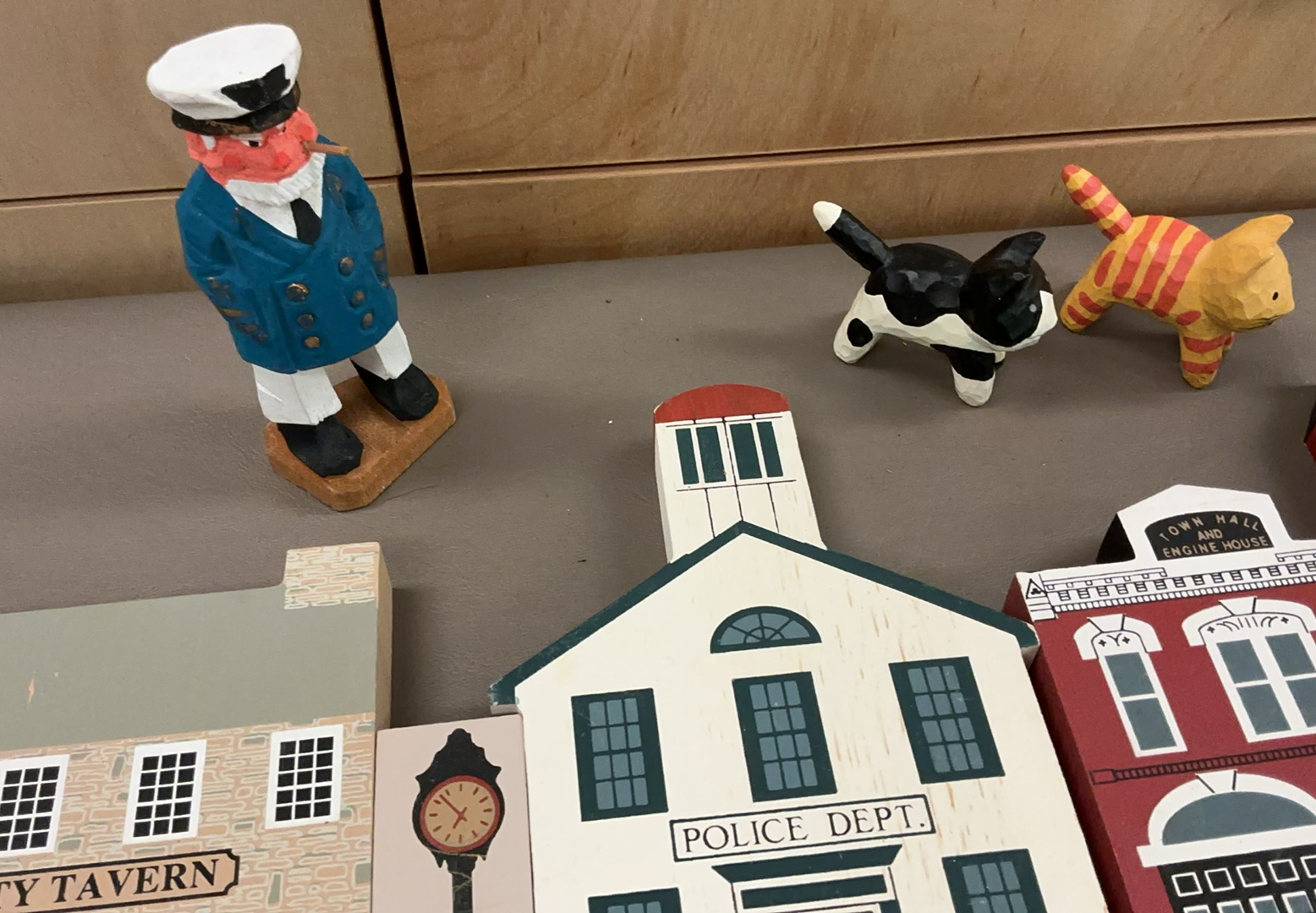 Wooden Town Building Blocks and Figures Set - image 7 of 7