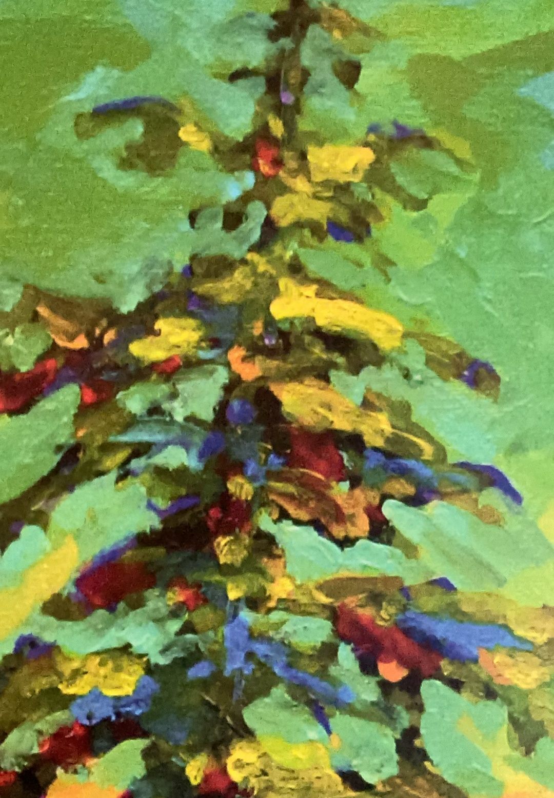 Large Painting Canvas Marion Rose - image 2 of 6