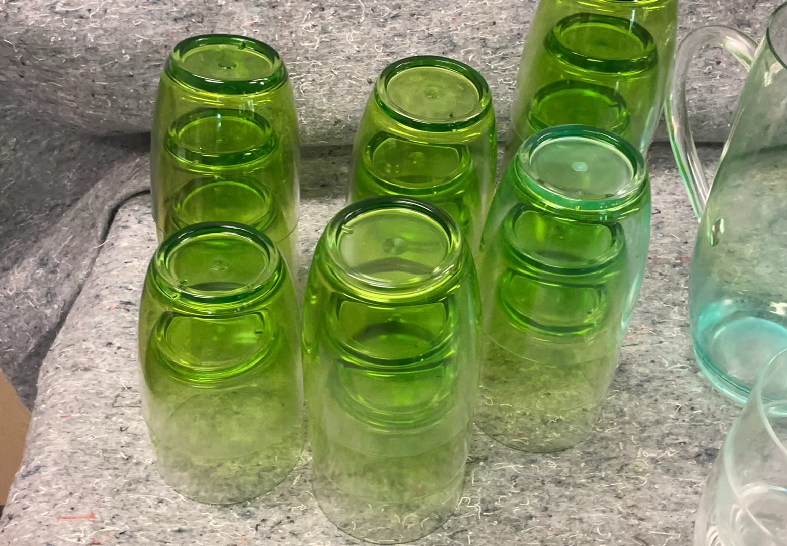 Green Plastic Patio Ware - image 2 of 4