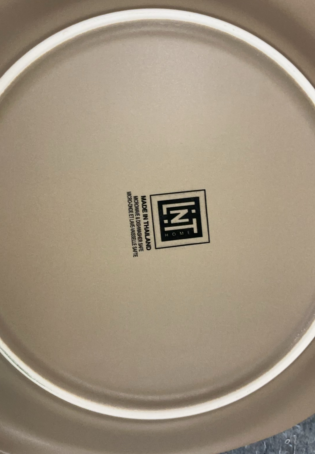 Beige And Black Stoneware Dishes - image 3 of 6