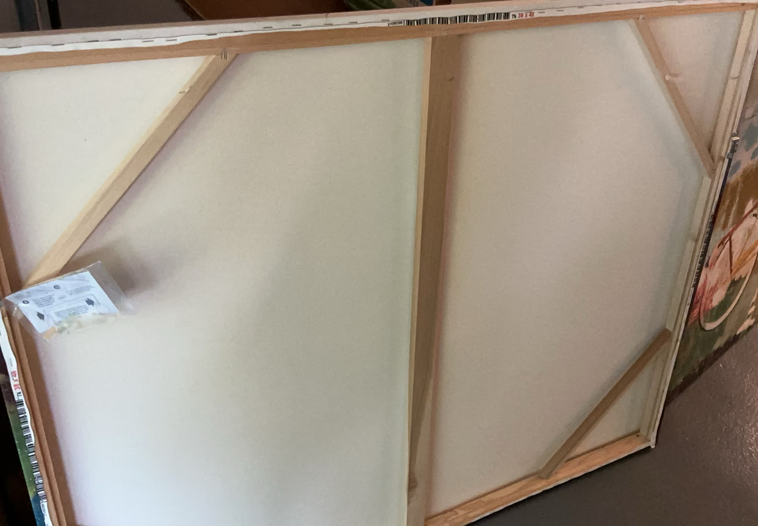 2 Large Landscape Painted Canvas - image 5 of 8