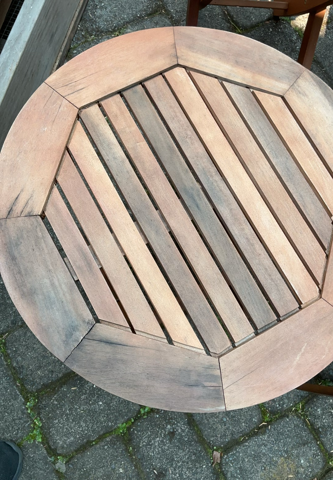 3 Teak Outdoor tables - image 4 of 6