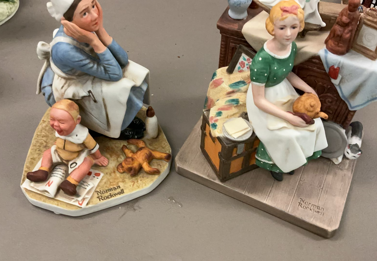 Assorted Chickadees and Norman Rockwell Ceramic Figurines - image 8 of 11