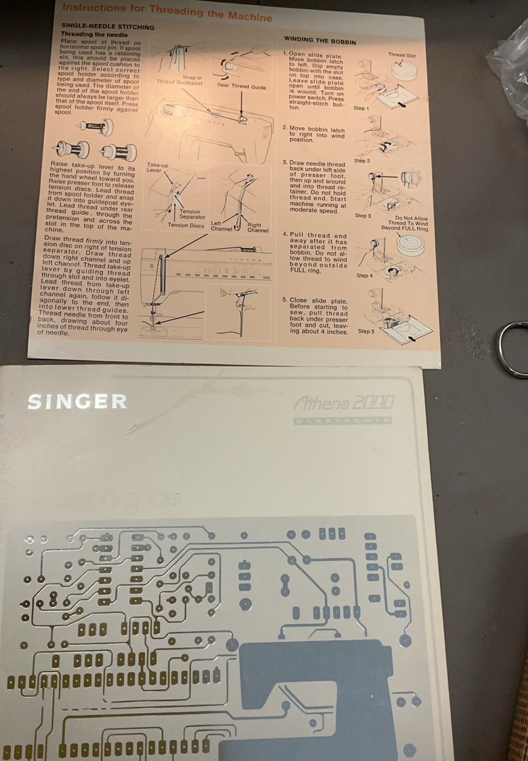 Singer Athena 2000 Sewing Machine 1975 - image 6 of 9