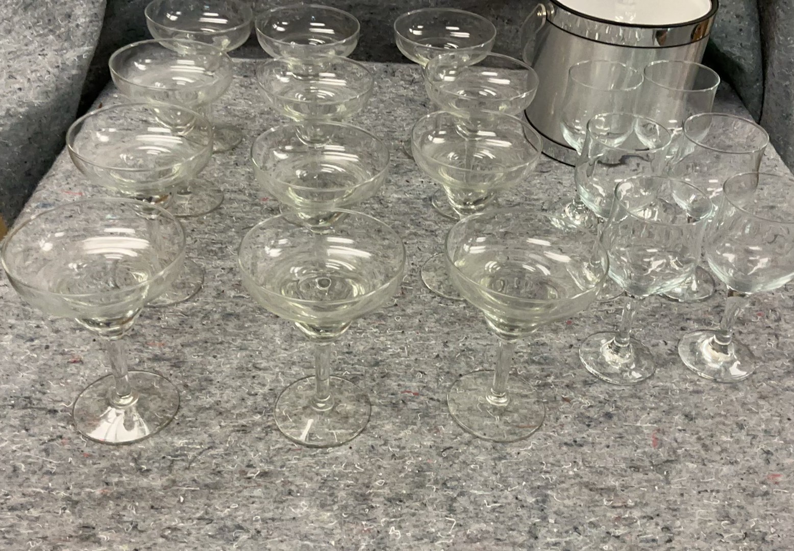 12 Margarita Glasses, 6 Wine, Ice Bucket - image 1 of 5