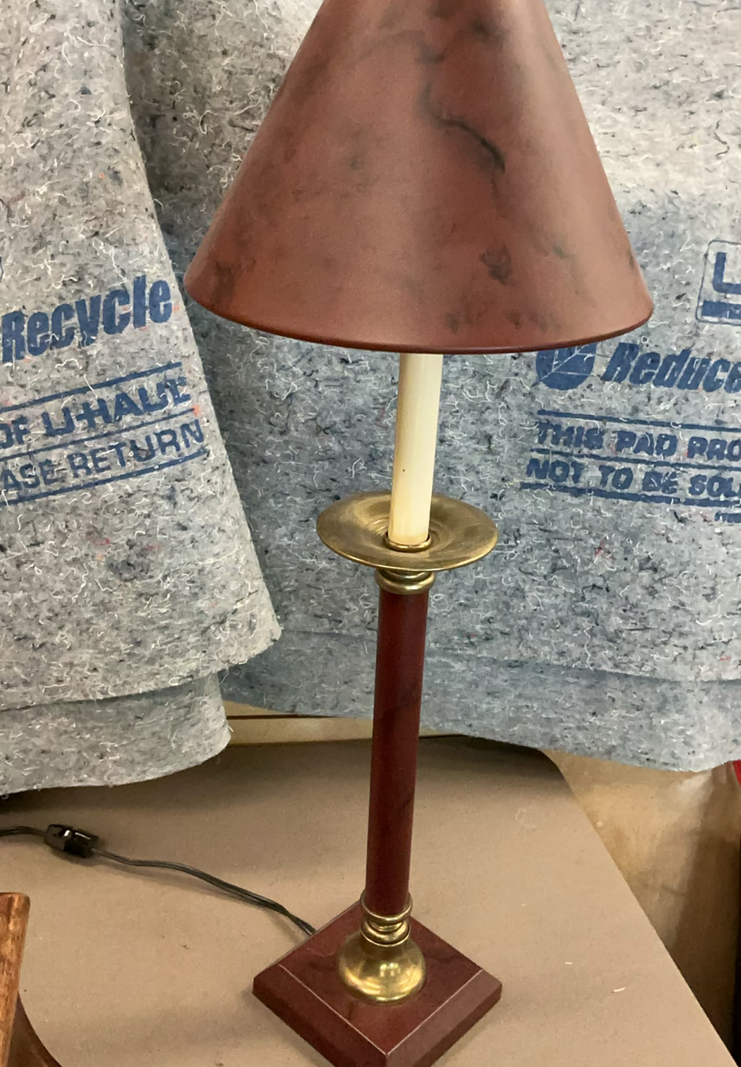 Vintage Mantle Clock, Lamp - image 6 of 6