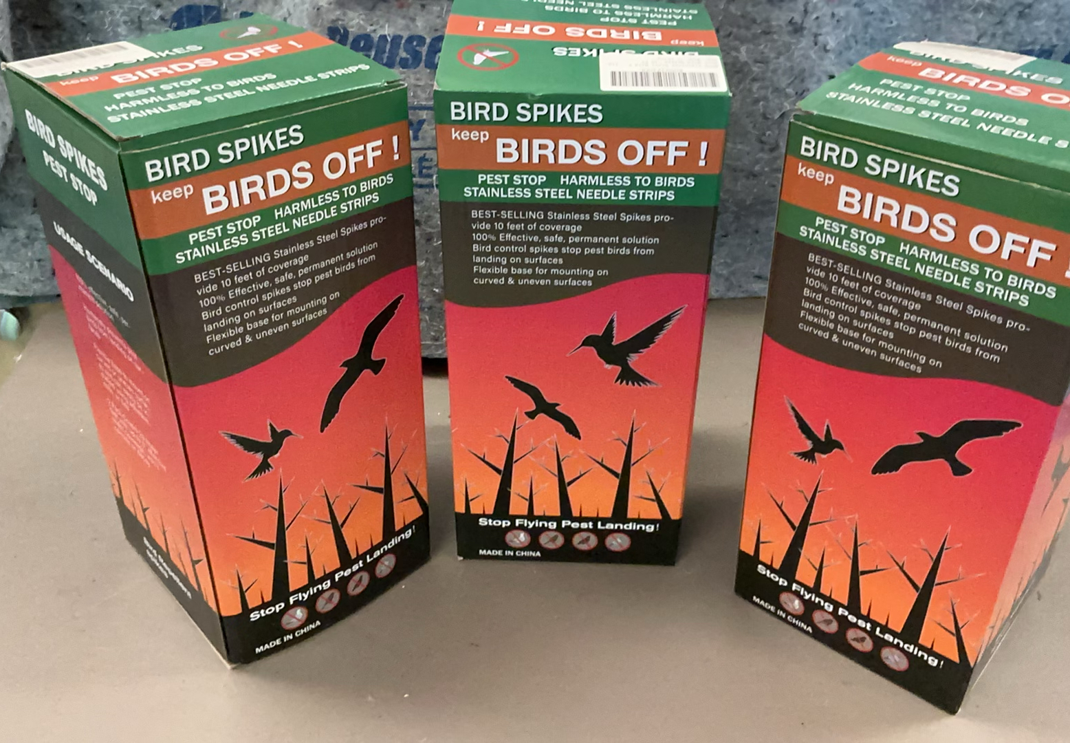 Bird Spikes Pest Deterrent Boxes - image 1 of 3