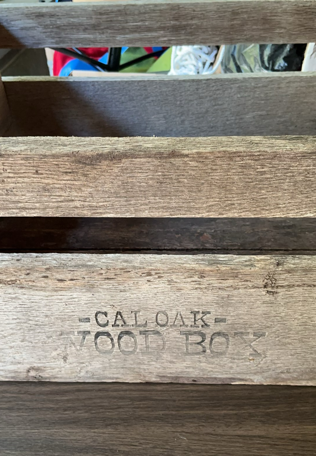 Metal Milk Crate And Wood Box - image 4 of 5