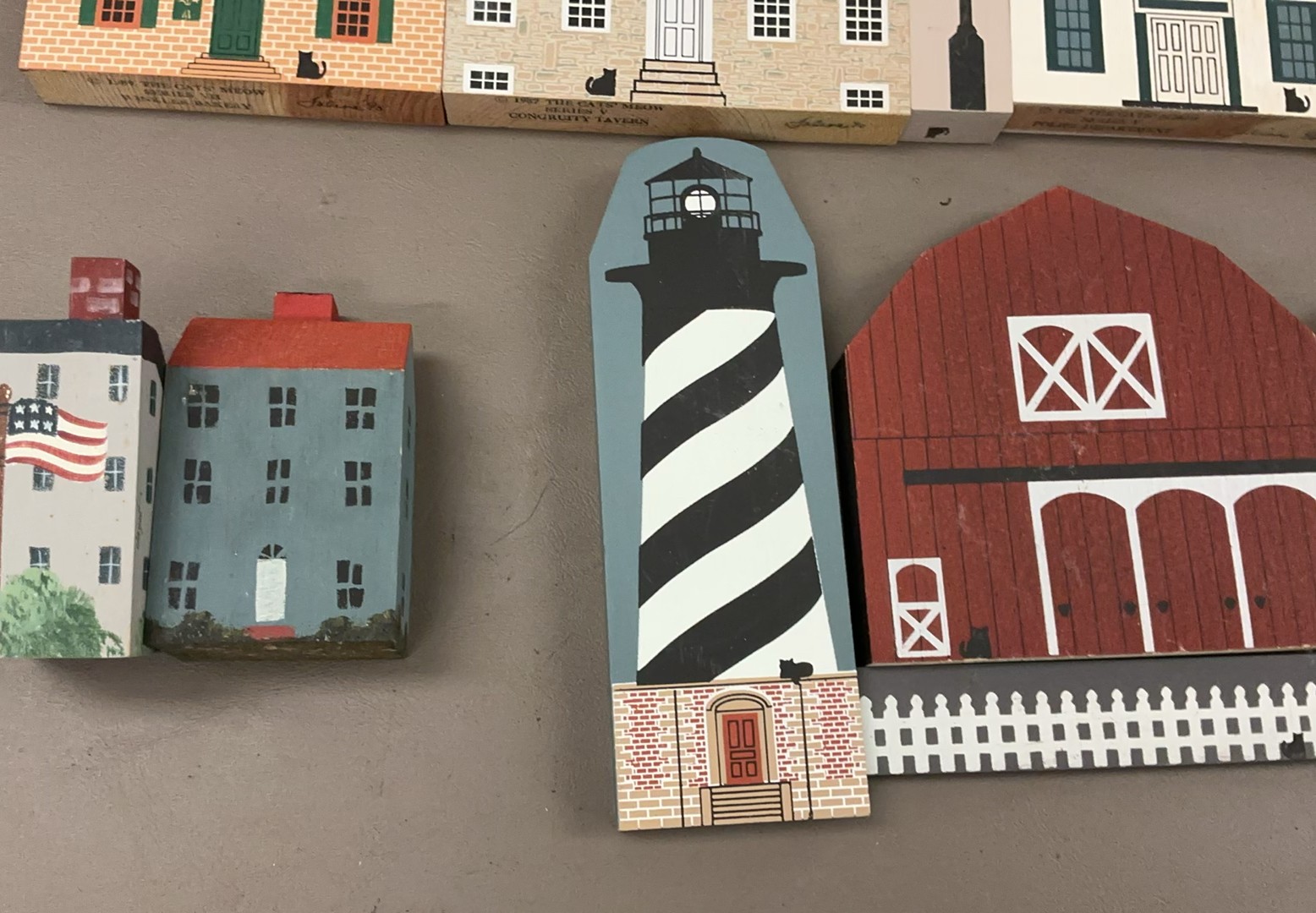 Wooden Town Building Blocks and Figures Set - image 6 of 7