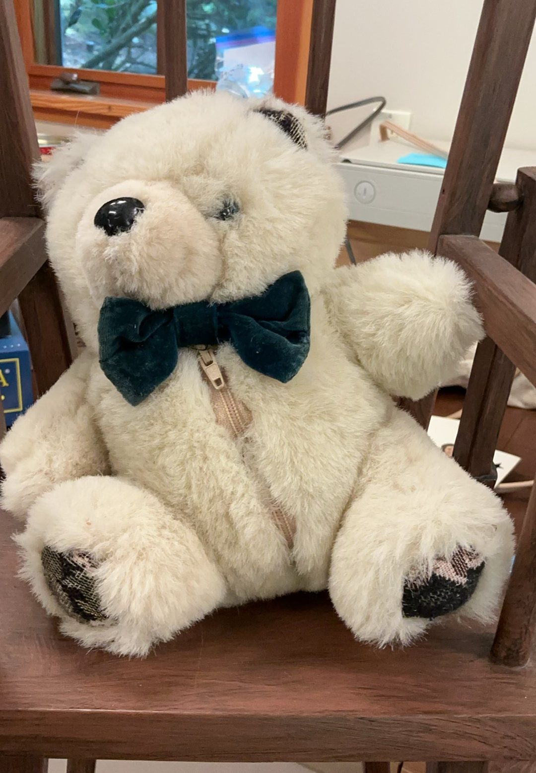 Assorted Plush Toys and a toy wooden highchair - image 2 of 5