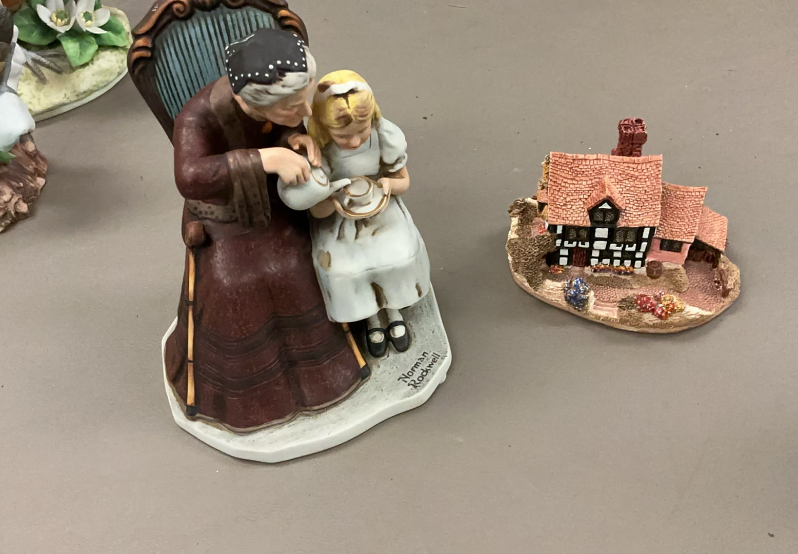 Assorted Chickadees and Norman Rockwell Ceramic Figurines - image 10 of 11