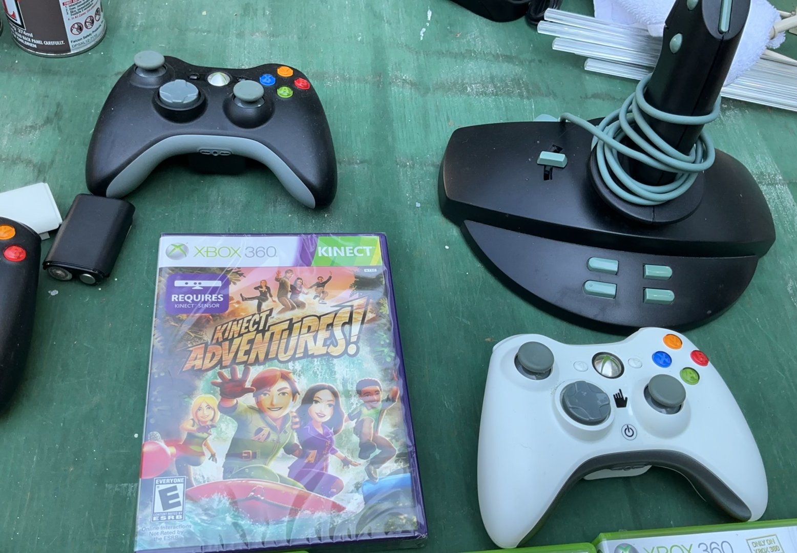 Xbox 360 game collection with controllers and Kinect kit - image 5 of 6