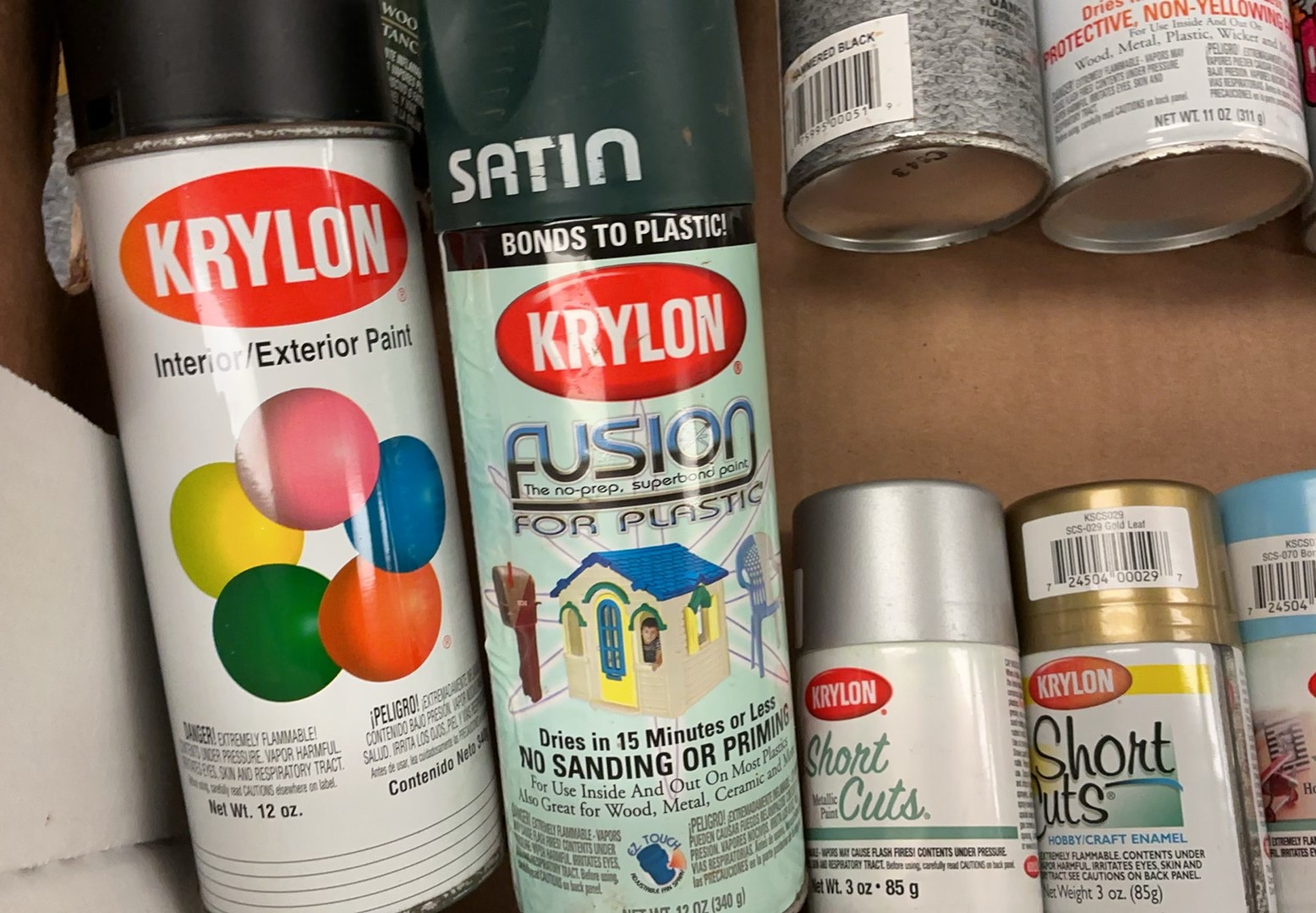Assorted spray paint cans (Krylon, American Accents, Rust-Oleum) - image 8 of 9