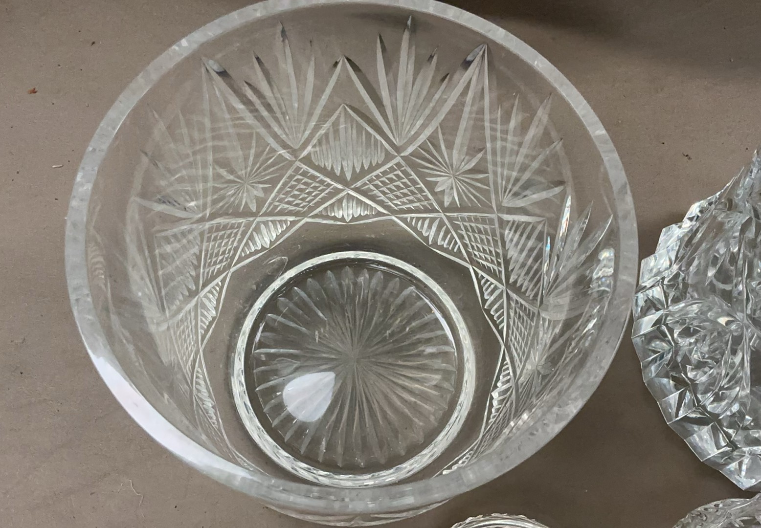 Tyrone Crystal & a Cut Glass Ice Buckets - image 2 of 8