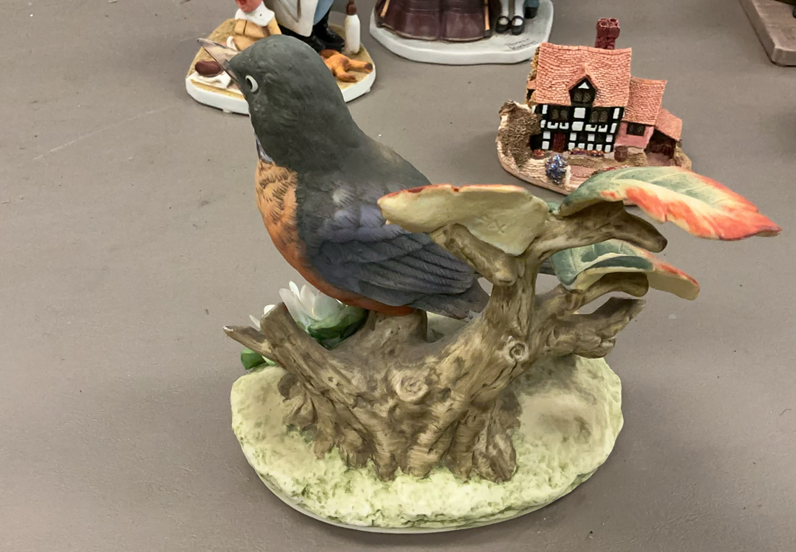Assorted Chickadees and Norman Rockwell Ceramic Figurines - image 3 of 11