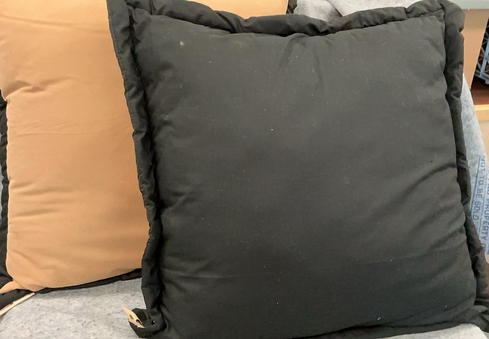 8 Beige & Black Pillows - image 4 of 6
