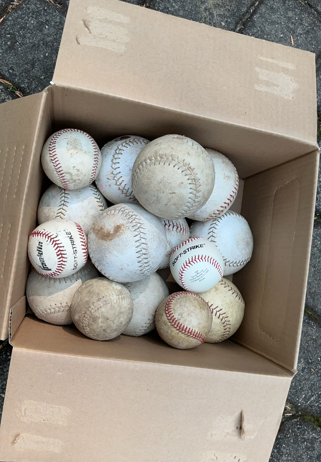 Baseball bats, baseballs, and Bulls-Eye Washers game set - image 5 of 5