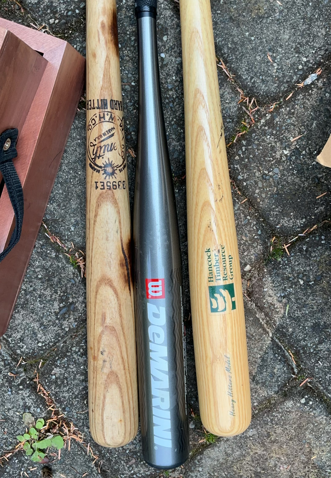 Baseball bats, baseballs, and Bulls-Eye Washers game set - image 4 of 5