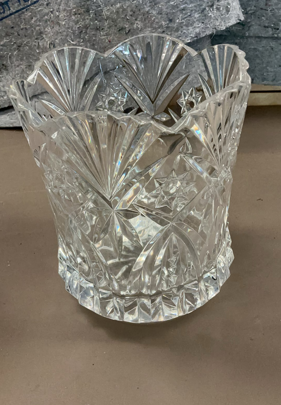 Tyrone Crystal & a Cut Glass Ice Buckets - image 6 of 8