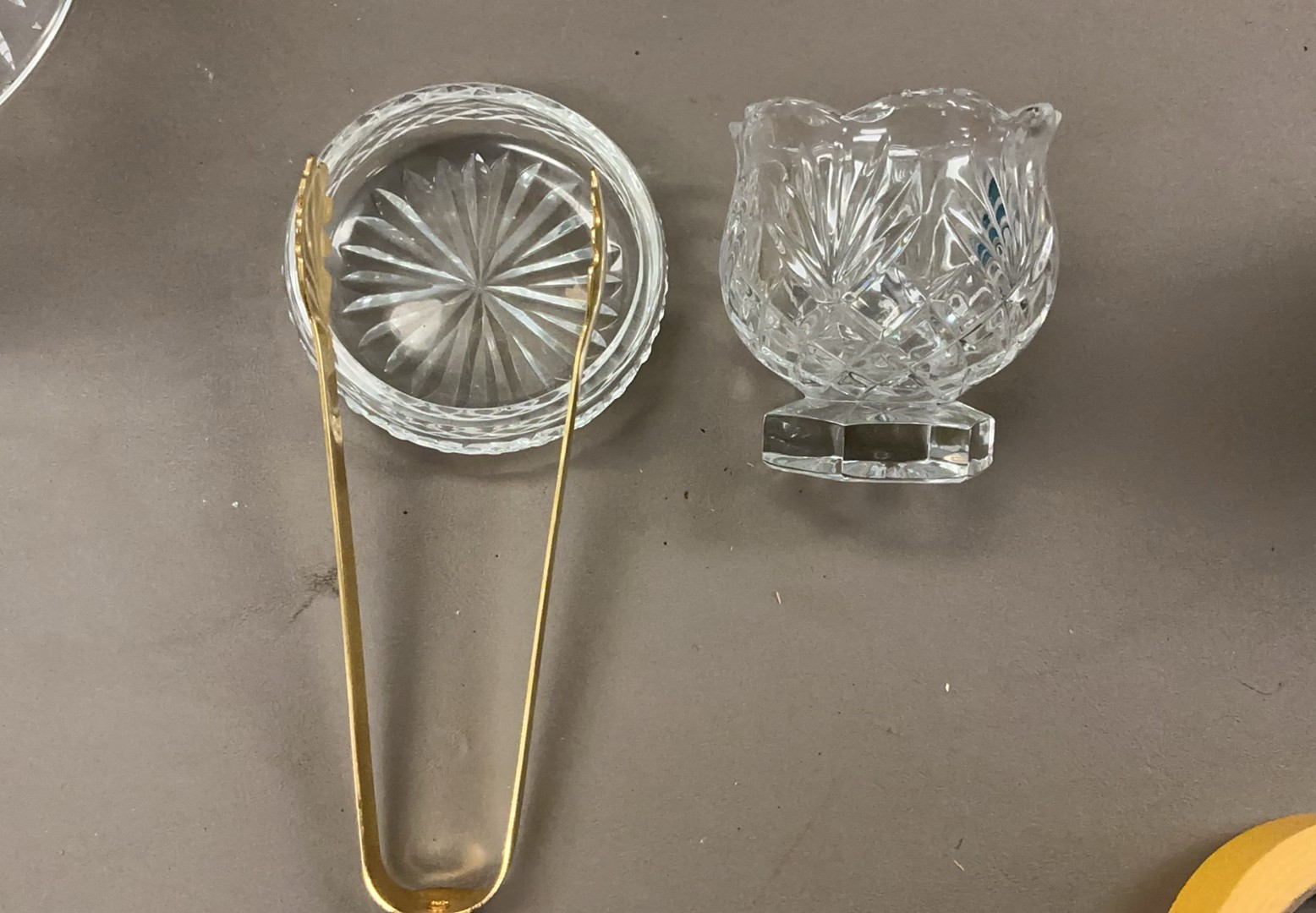 Tyrone Crystal & a Cut Glass Ice Buckets - image 5 of 8