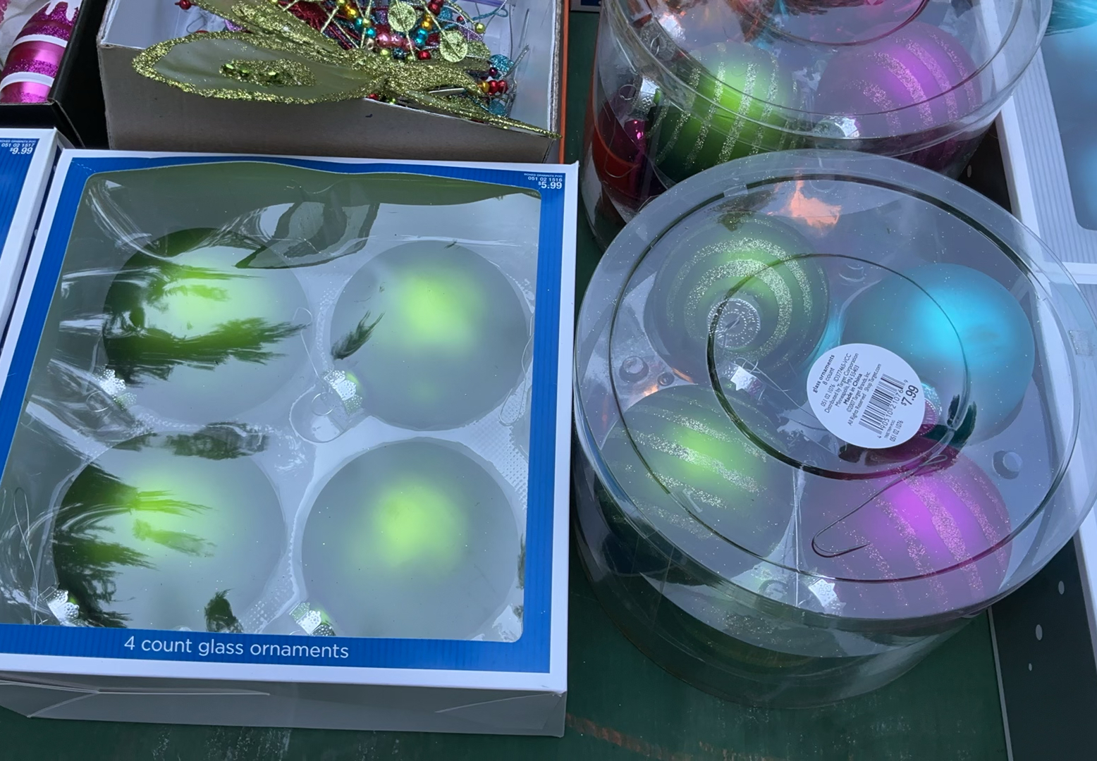 Boxed Pre-lit Slim Christmas Tree with Ornaments and Decor - image 4 of 12