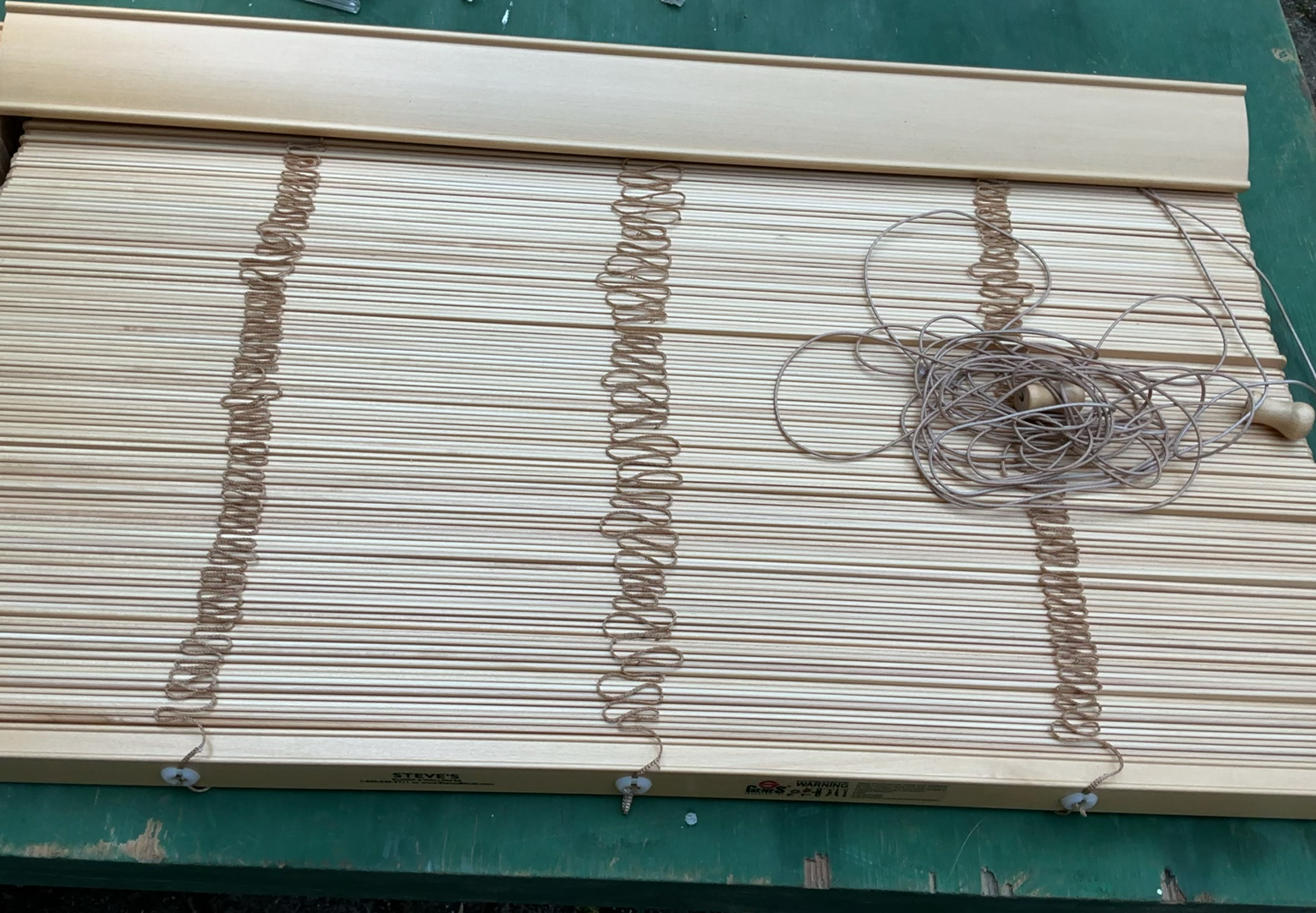 7 Sets of New 1” Wood Blinds - image 1 of 7