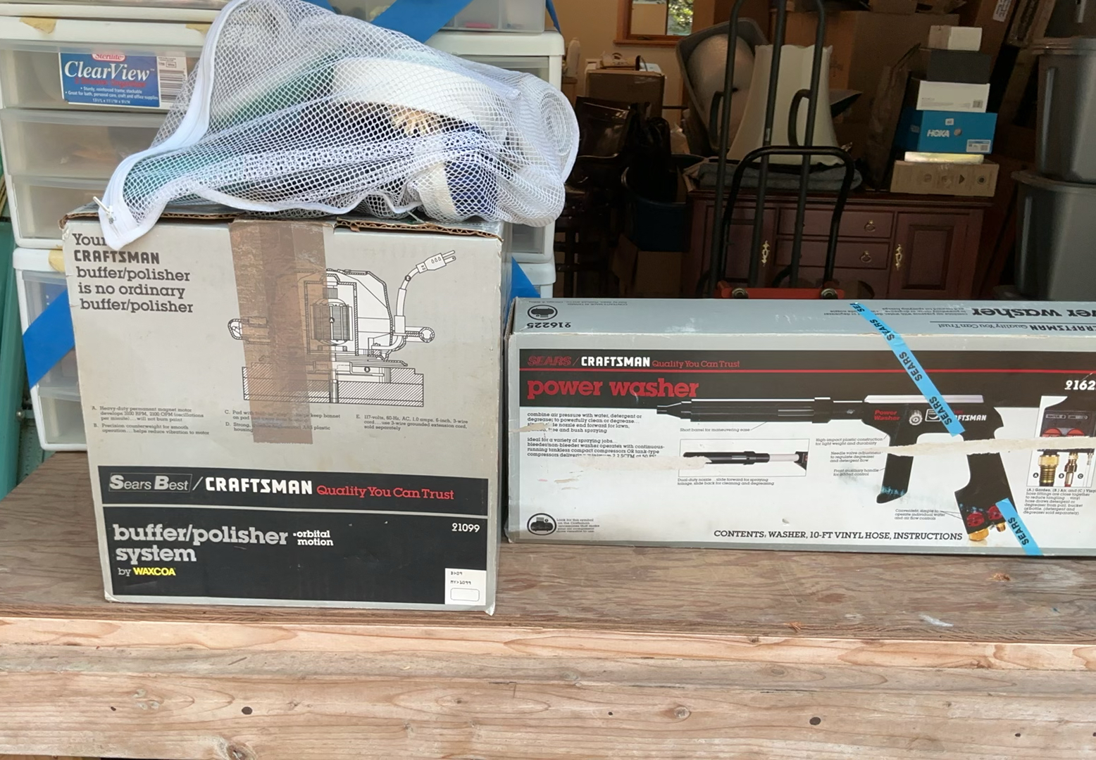 Sears Craftsman power washer and buffer/polisher kits with accessories - image 1 of 7
