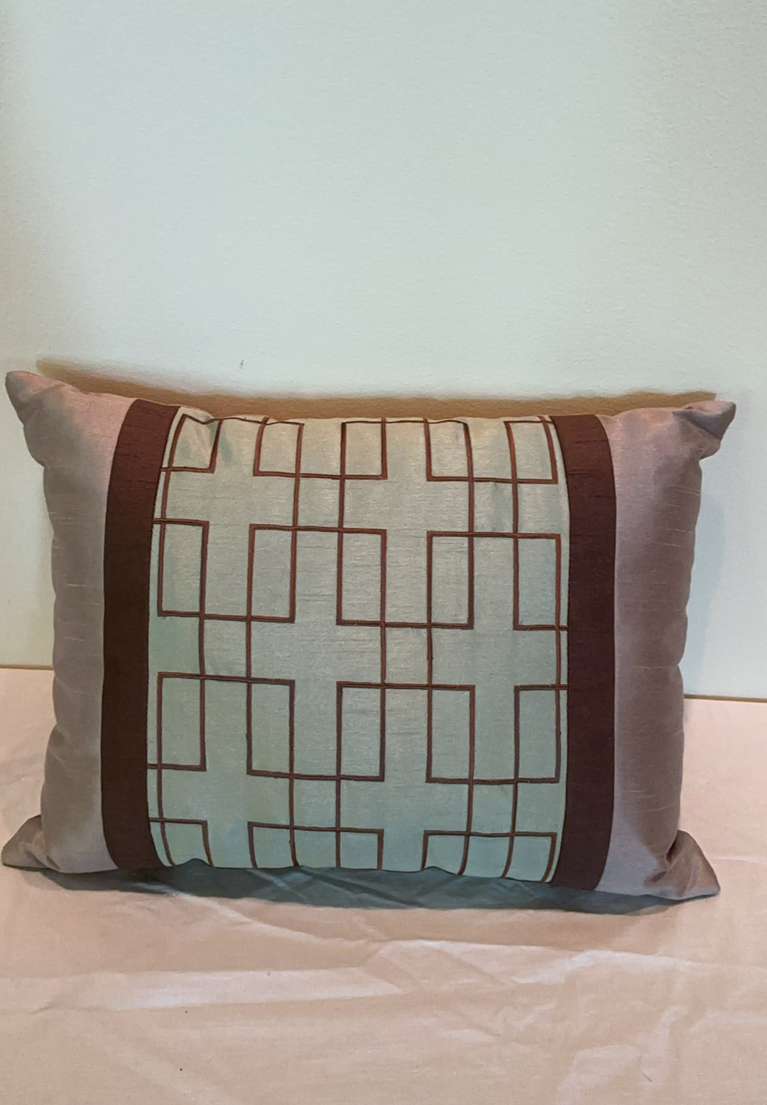 Chocolate And Mint Throw Pillows - image 4 of 5