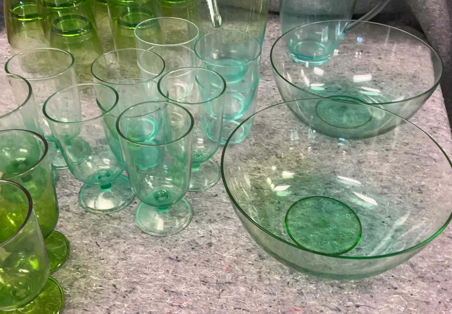 Green Plastic Patio Ware - image 4 of 4