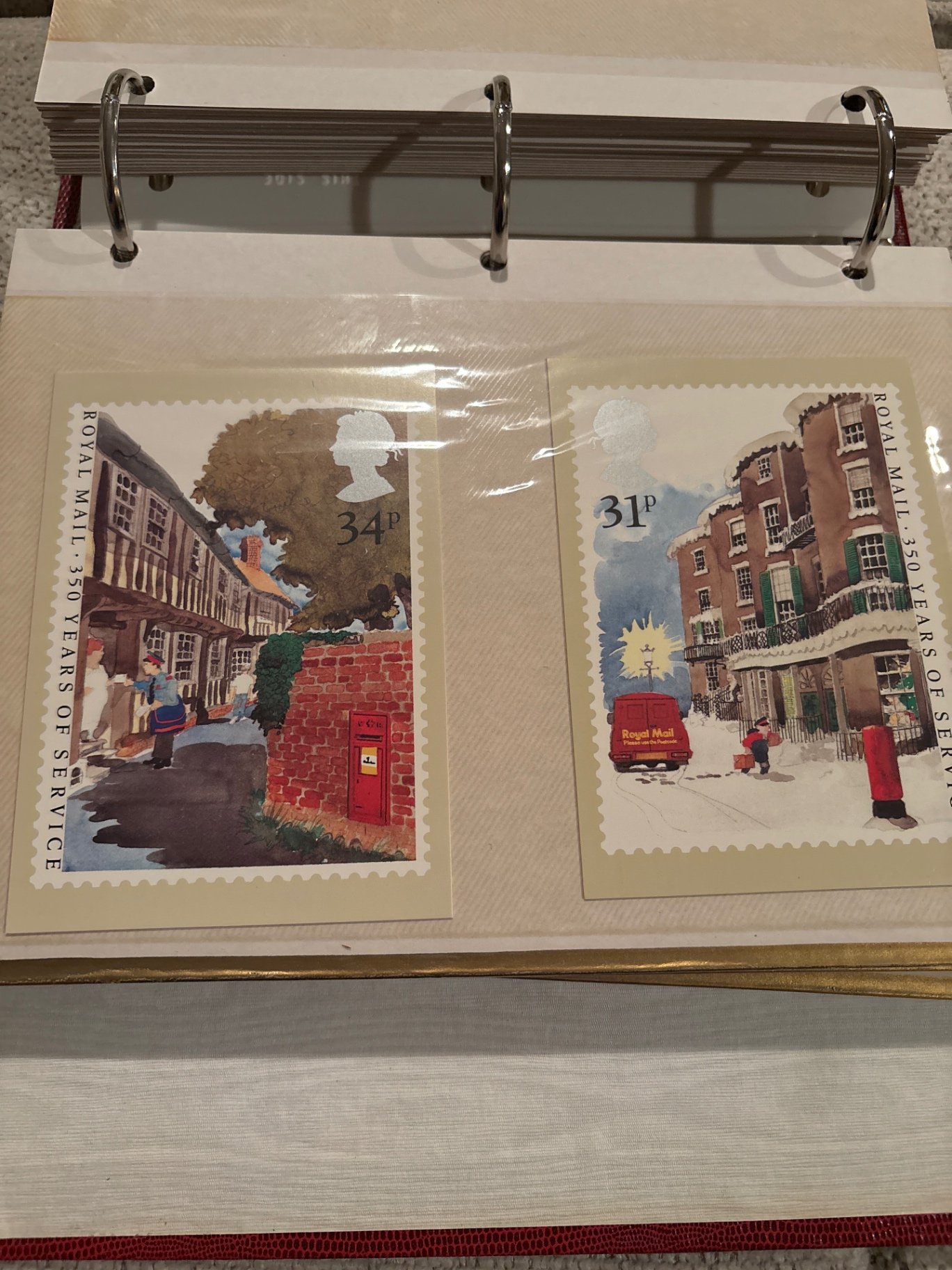 Large British Stamp Collectors Album and US First Day Issues and More  - image 15 of 26