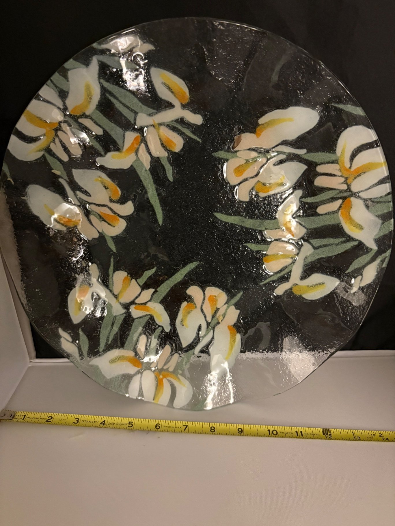 Assorted Art Glass ,Sydenstricker Fused Plate, Swirled Blown and Recycled - image 7 of 20