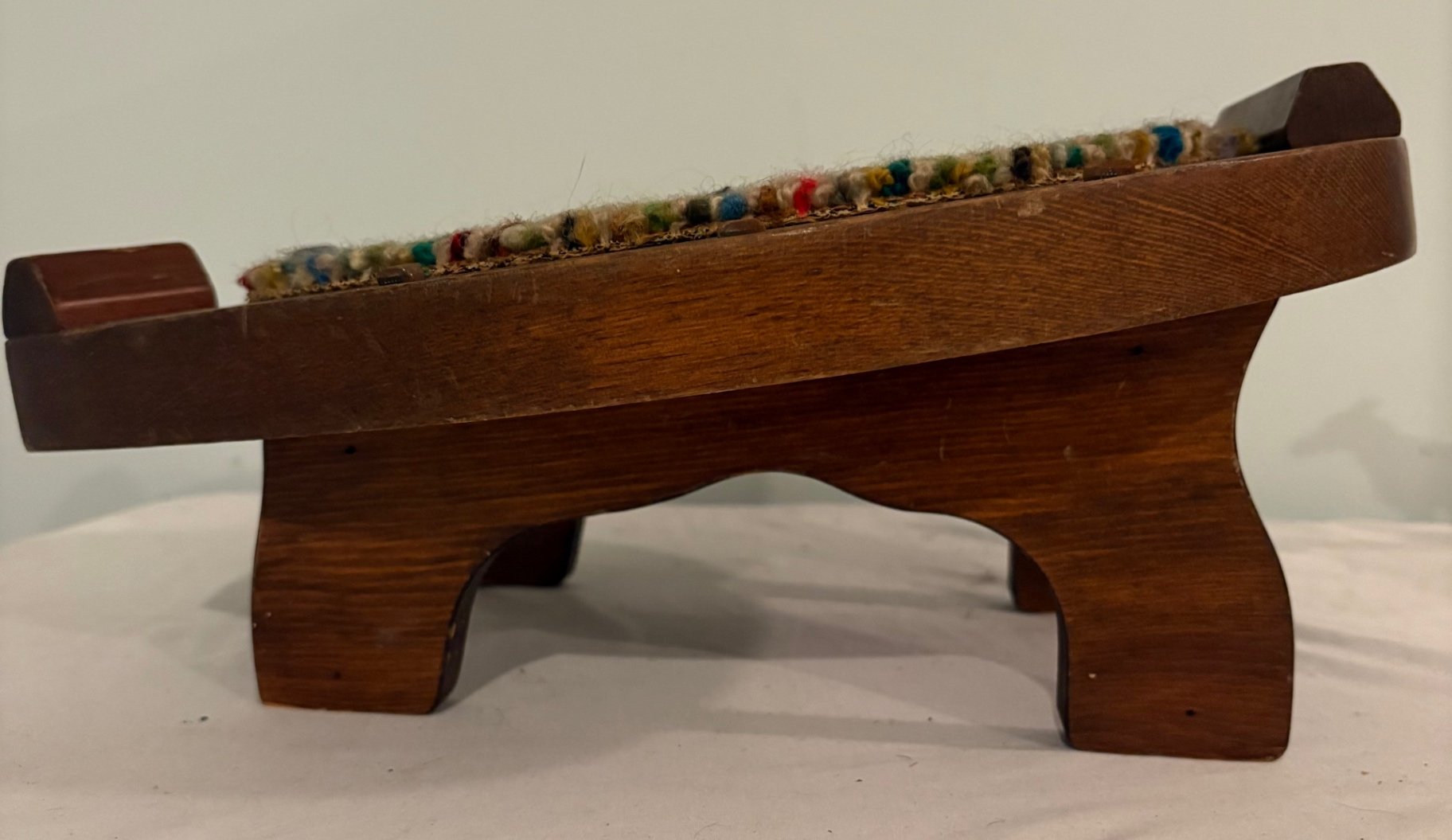 Mid Century Horseshoe Foot Stool by Cornwall Wood Products , Maine  - image 3 of 7