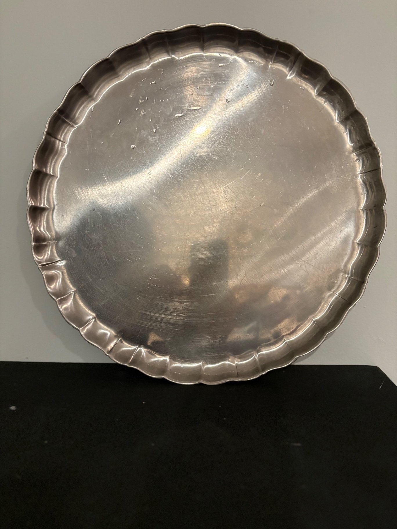 Elegant Silverplated Goblets, Serving Tray and Decanter  - image 8 of 9