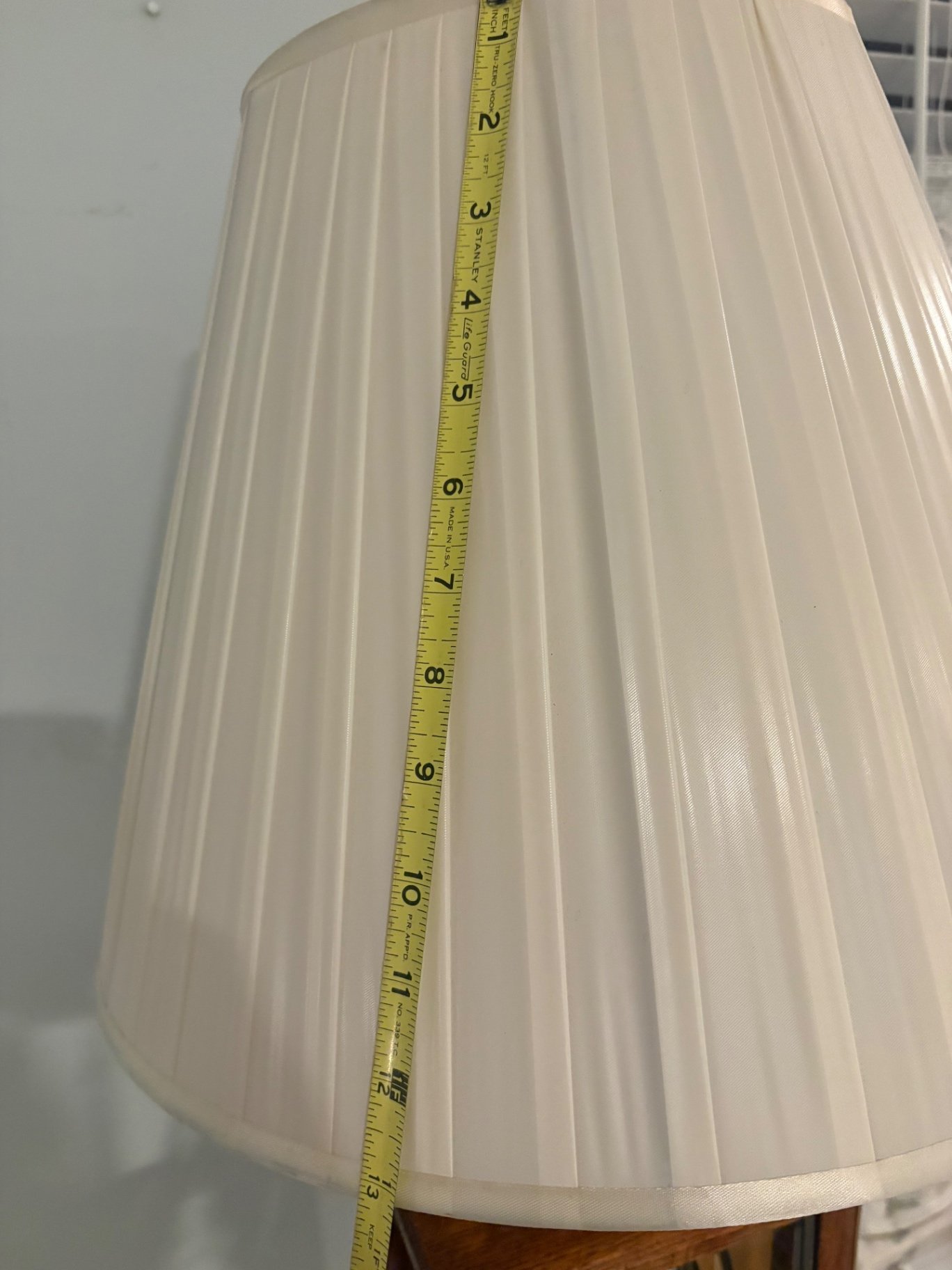 Mid Century Wood and Glass Table Lamp - image 2 of 5