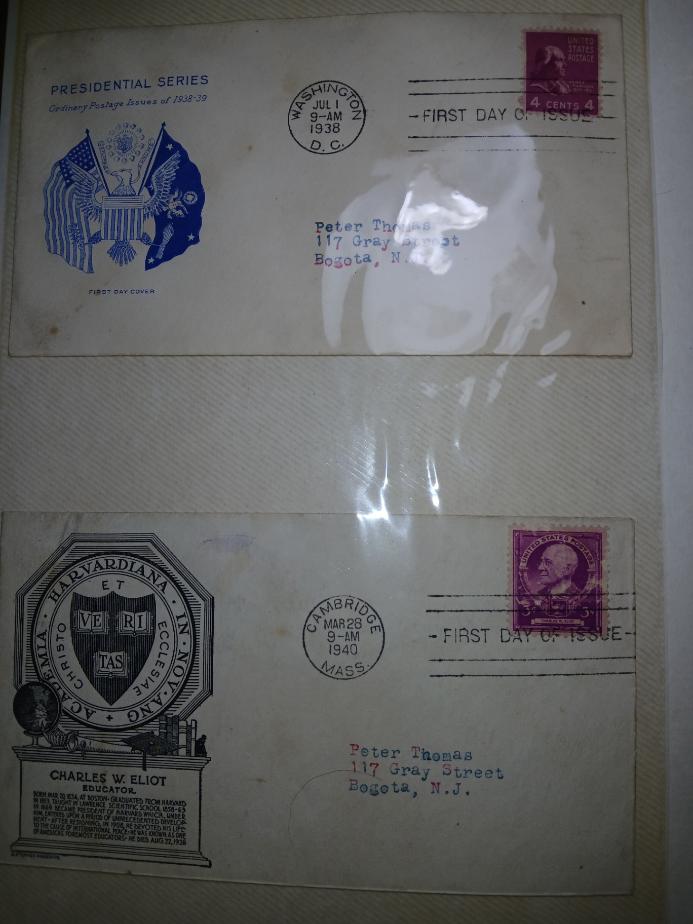Large British Stamp Collectors Album and US First Day Issues and More  - image 21 of 26