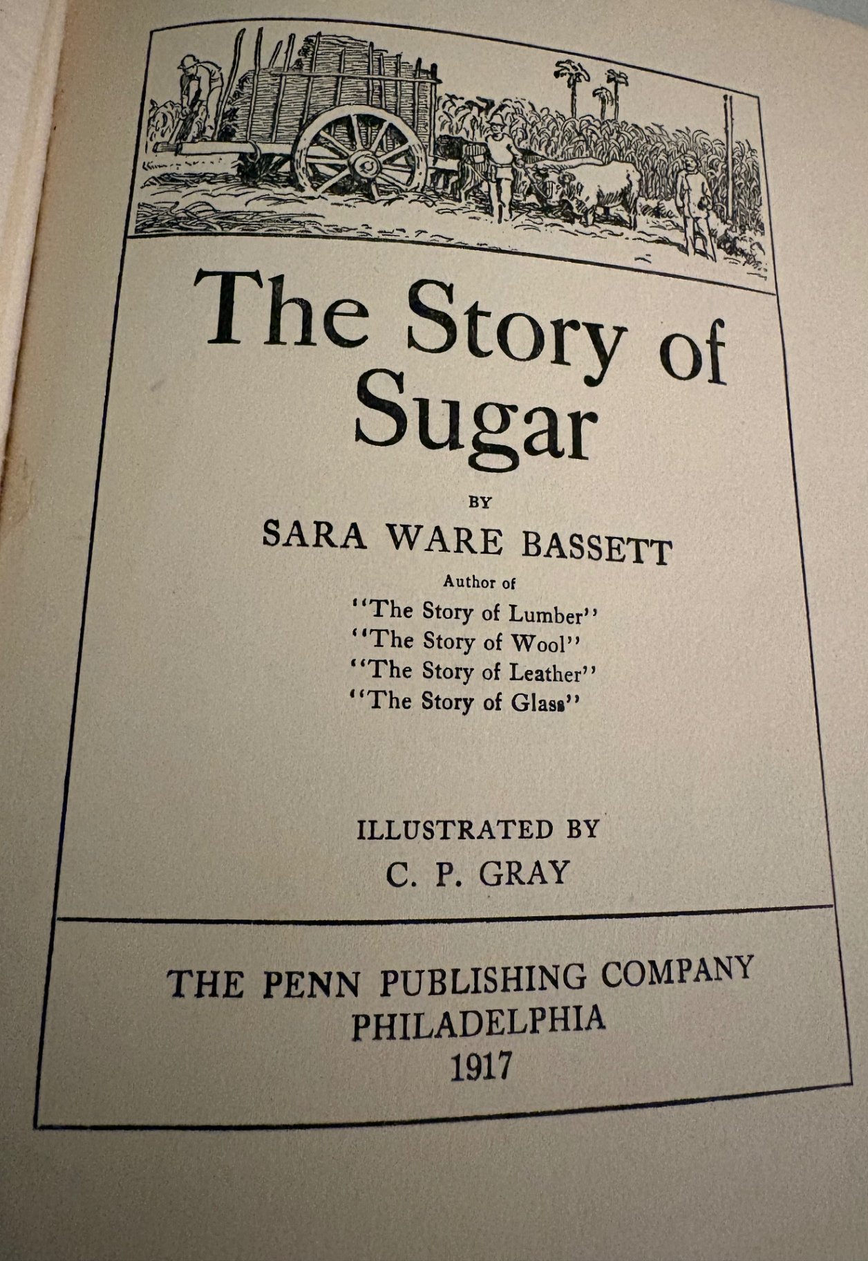 Bassett, The Story of Sugar & The Story of Glass, Illustrator,  C.P Gray - image 12 of 16